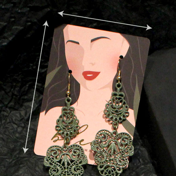 Earring Display Card Size 3